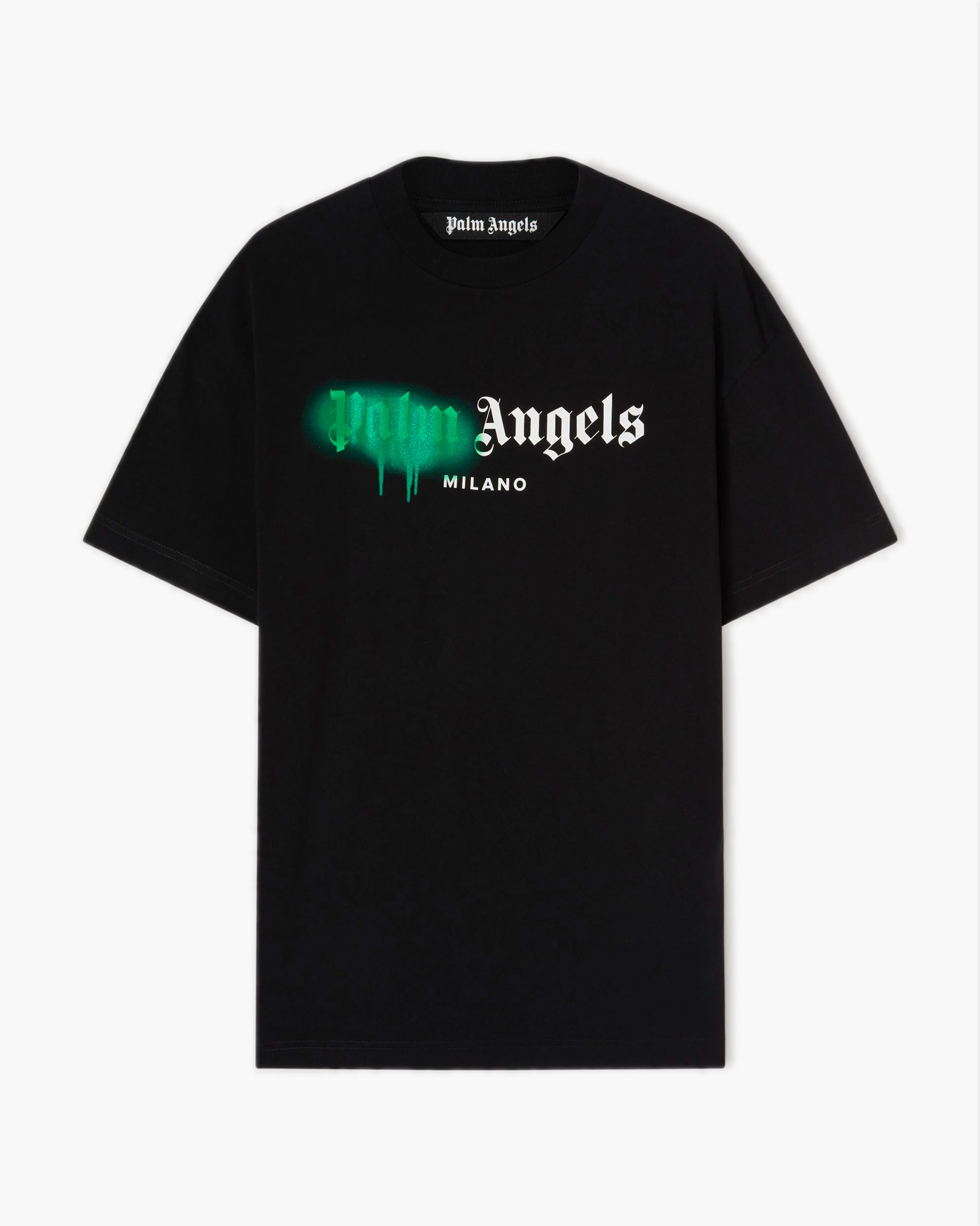 Palm Angels Black Spray Milano Green