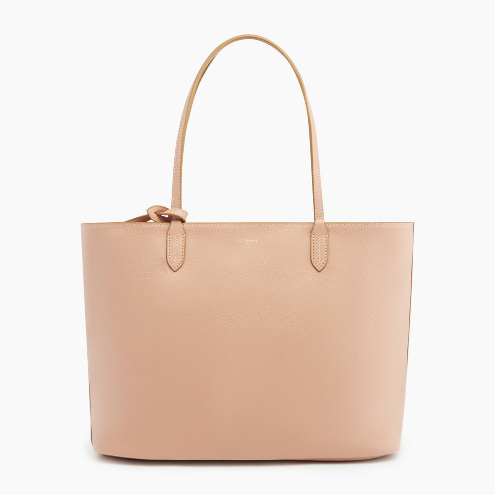 Grand sac cabas Louise en cuir grainé