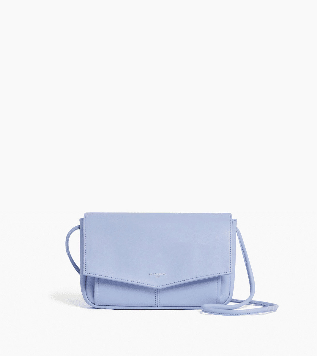 Pochette avec bandoulière amovible Charlotte en cuir lisse