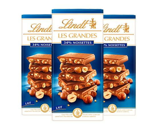 Trilogie Lindt Les Grandes Lait Noisettes