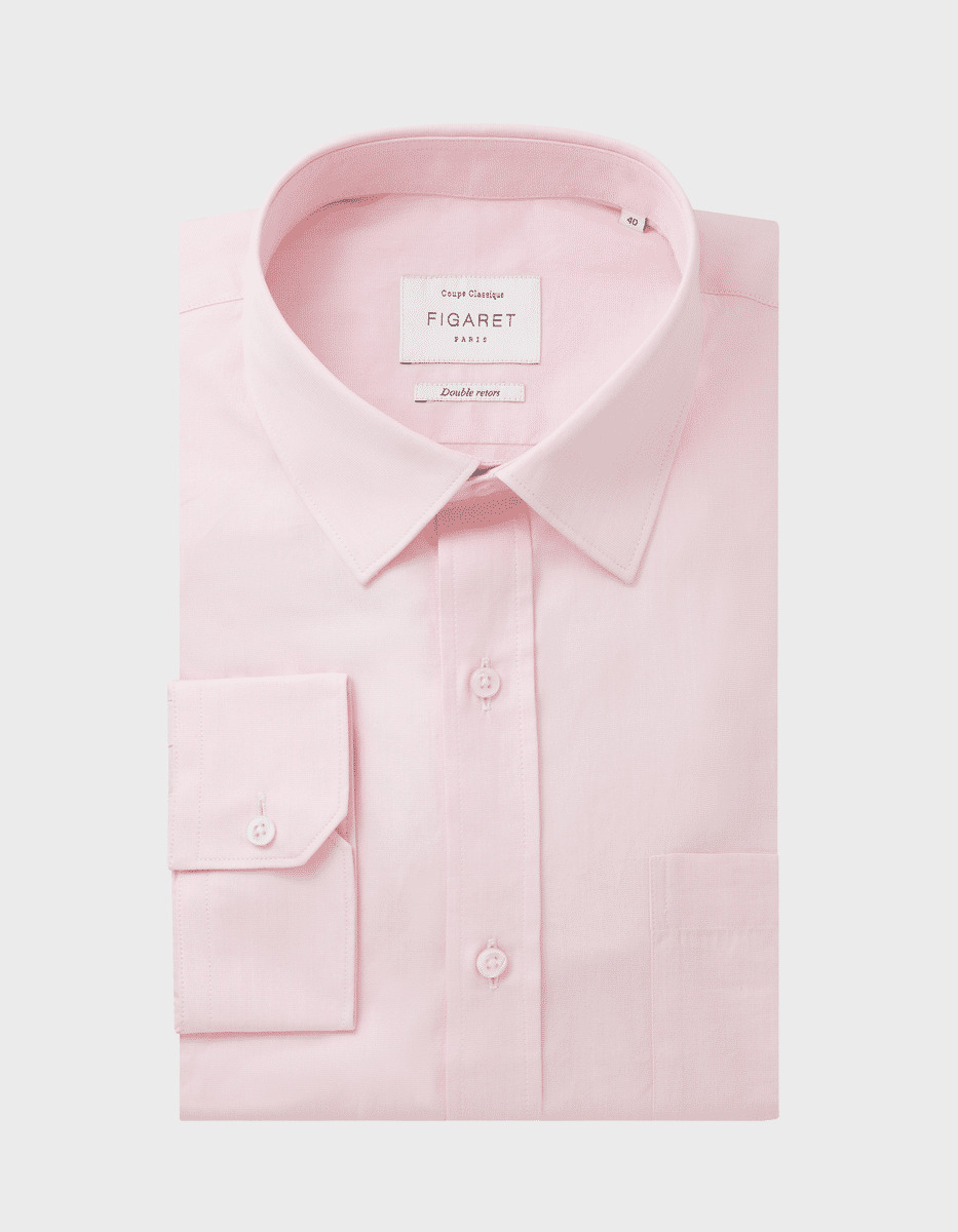 Chemise Classique rose clair