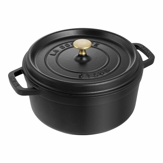 Cocotte 26 cm, Rond(e), Noir, Fonte, second choix