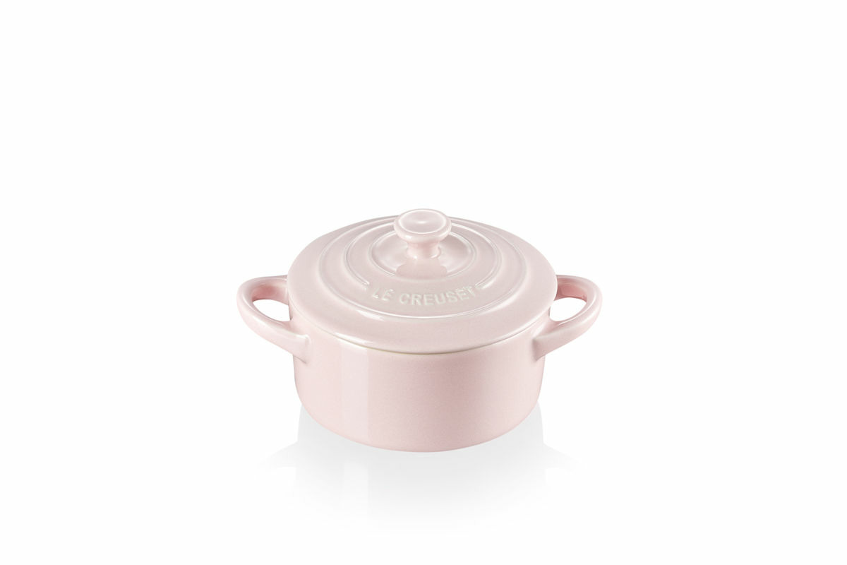 Mini cocotte 10cm en céramique chiffon pink