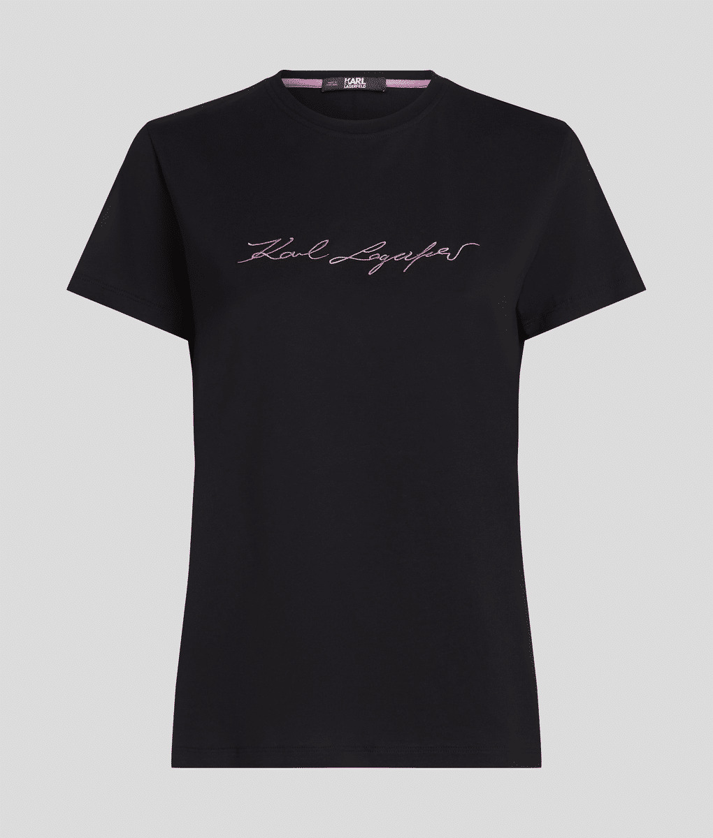 BIG SIGNATURE LOGO T-SHIRT FEMME