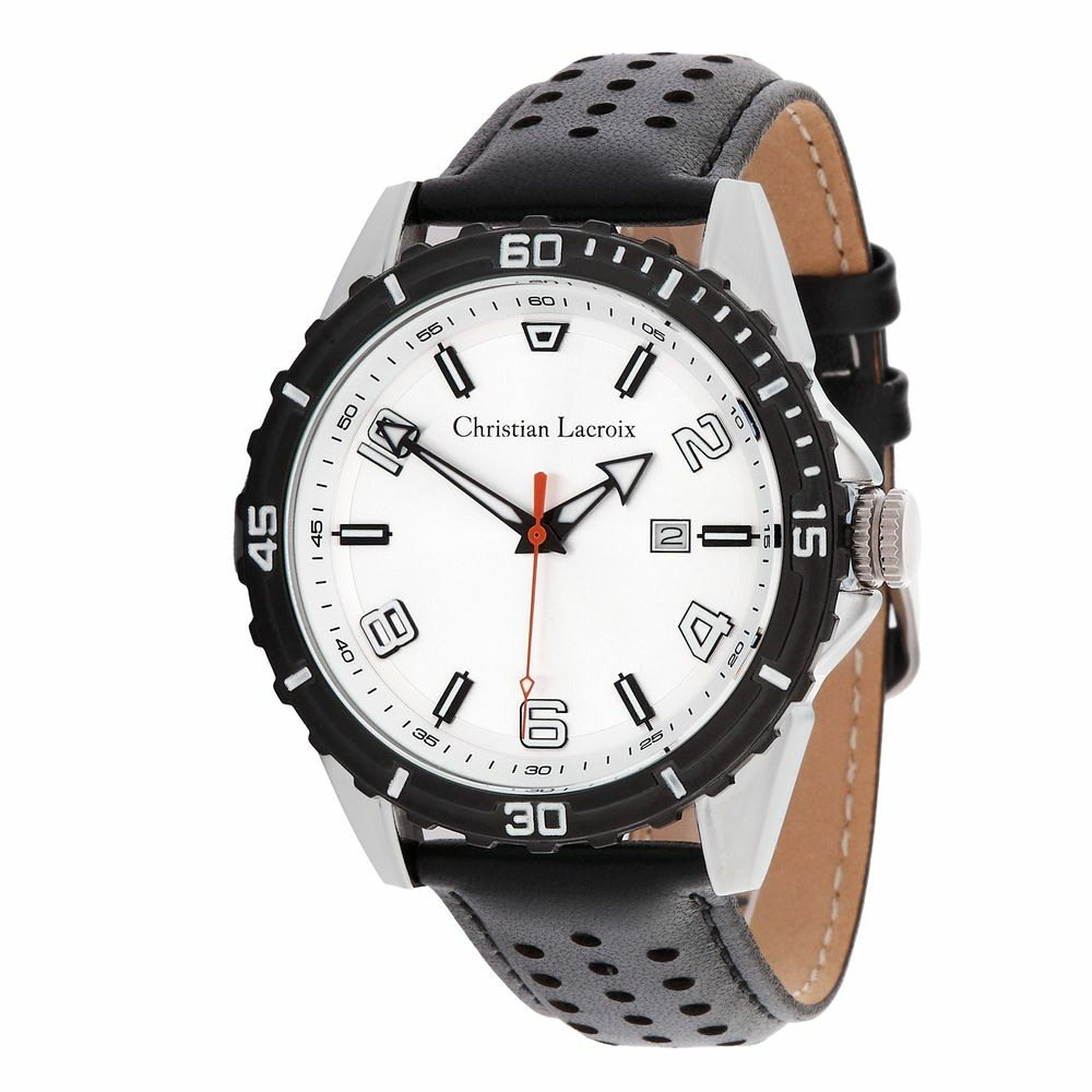 Montre dateur Sol Black & Chrome