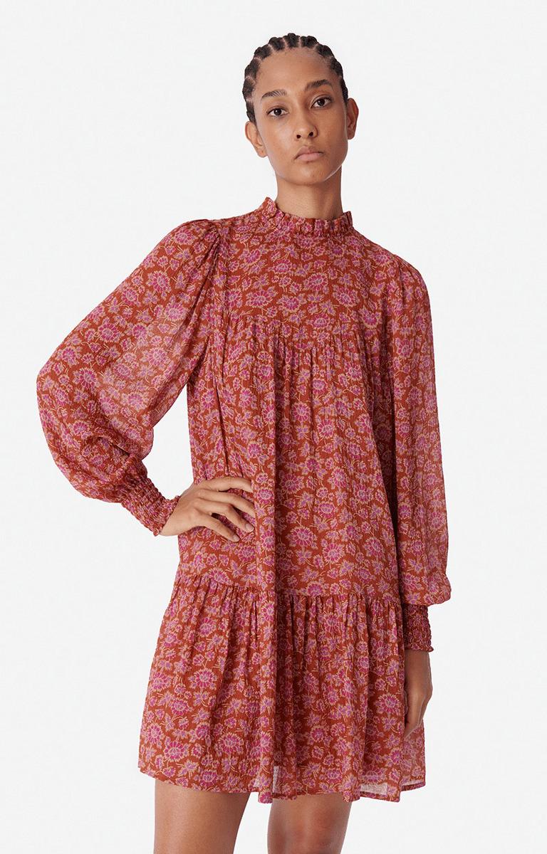 Robe Bethany En Viscose & Soie