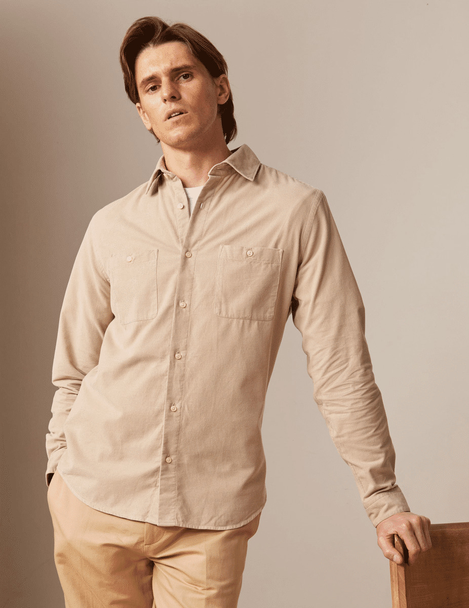 Chemise léonard beige