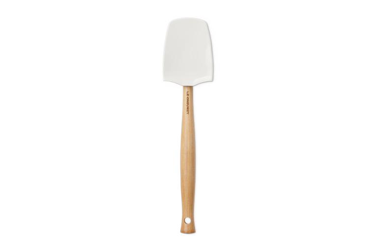 Grande Spatule cuillère en silicone 28cm blanche