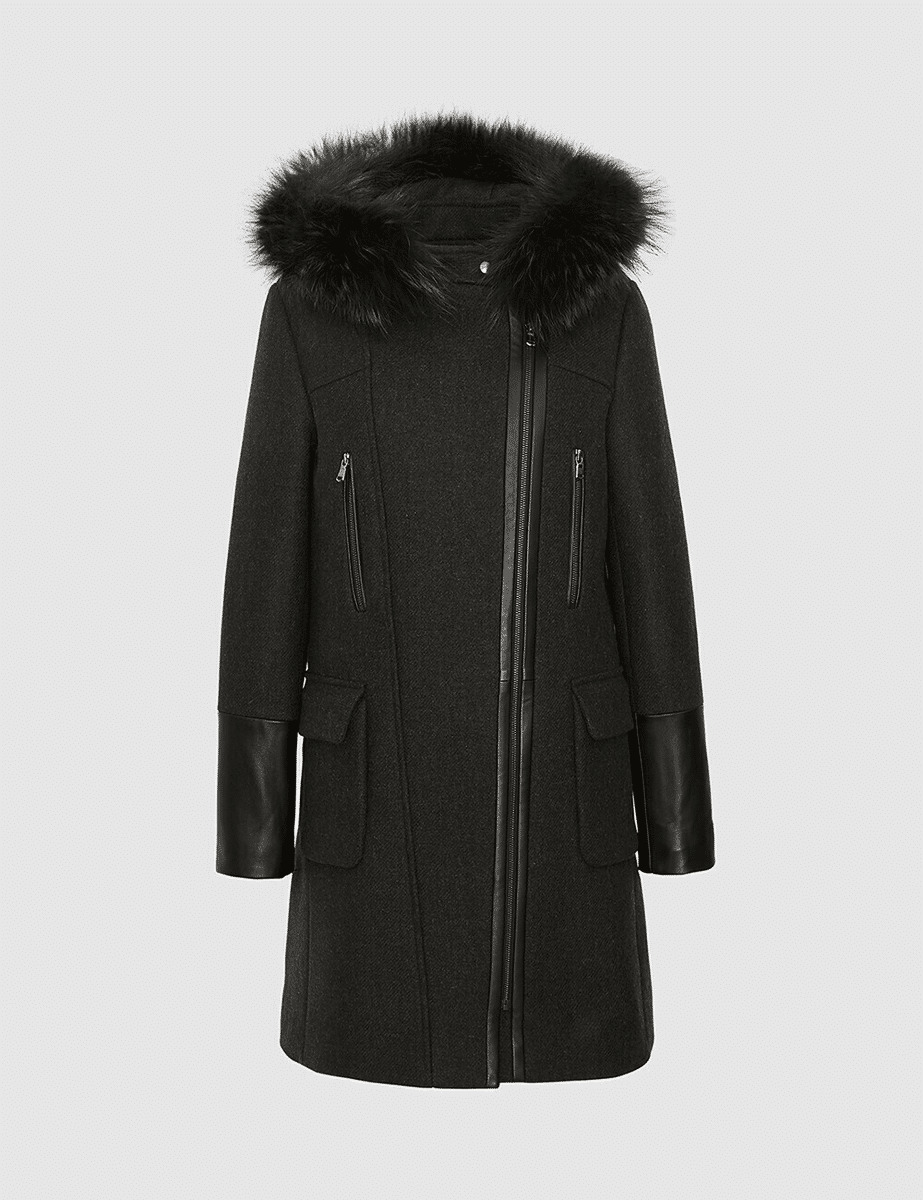 Duffle-Coat Gerson-Capuche en fausse fourrure