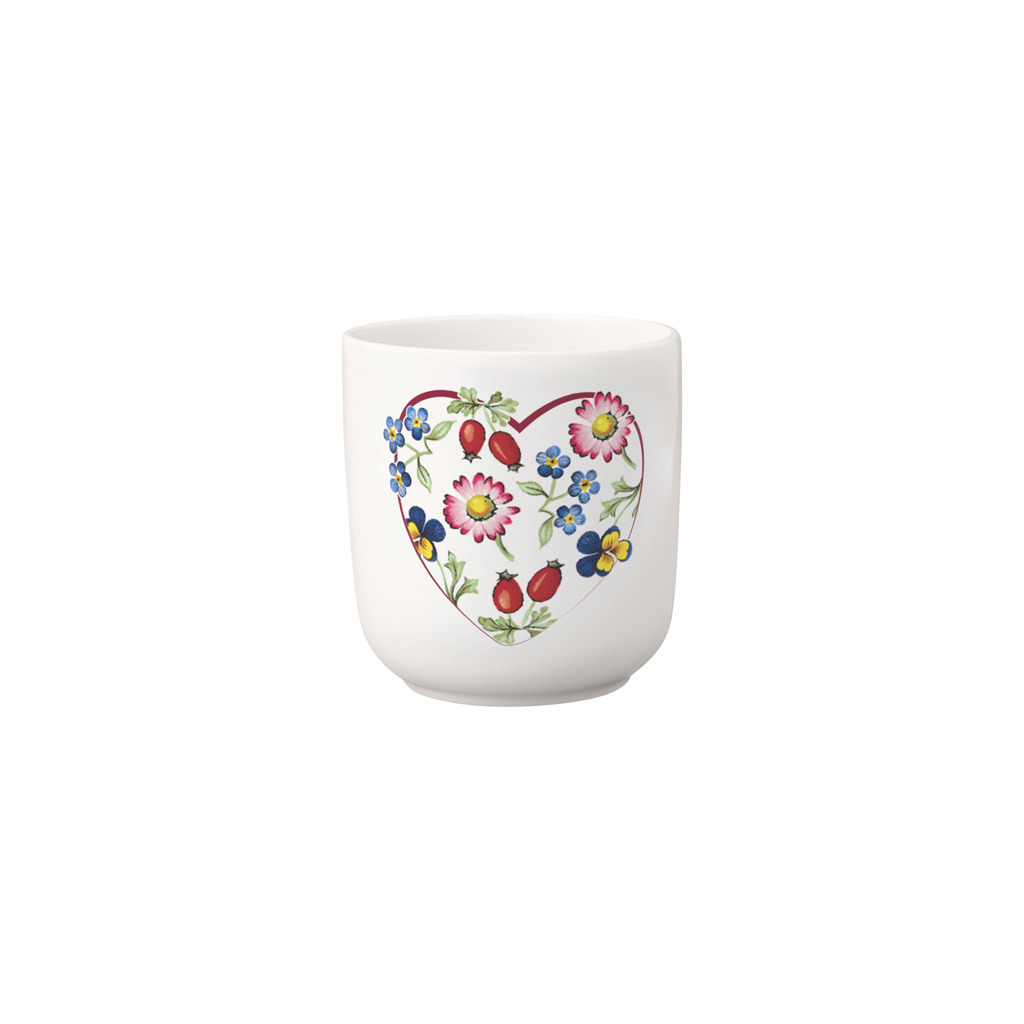 Jubilee - Mug Paradiso Petite Fleur, blanc, en porcelaine haut de gamme