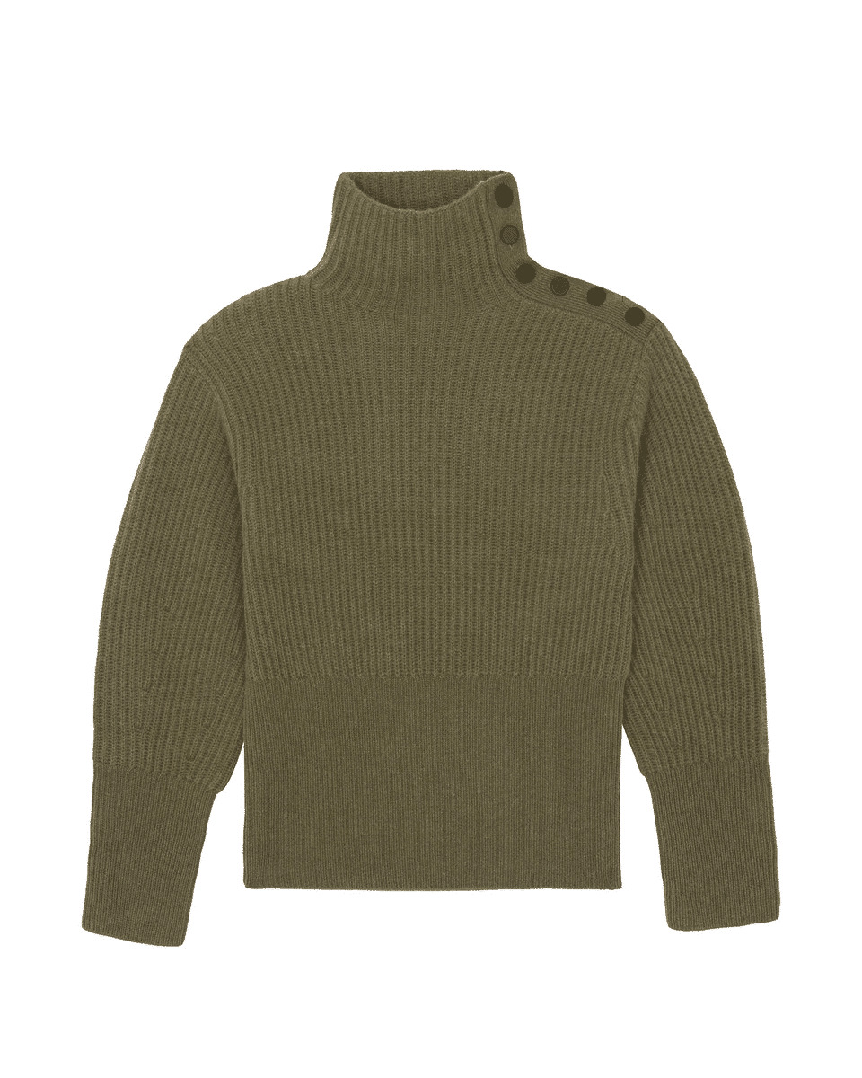 Pull Skyler Pull Cachemire Col Cheminée, 6 fils