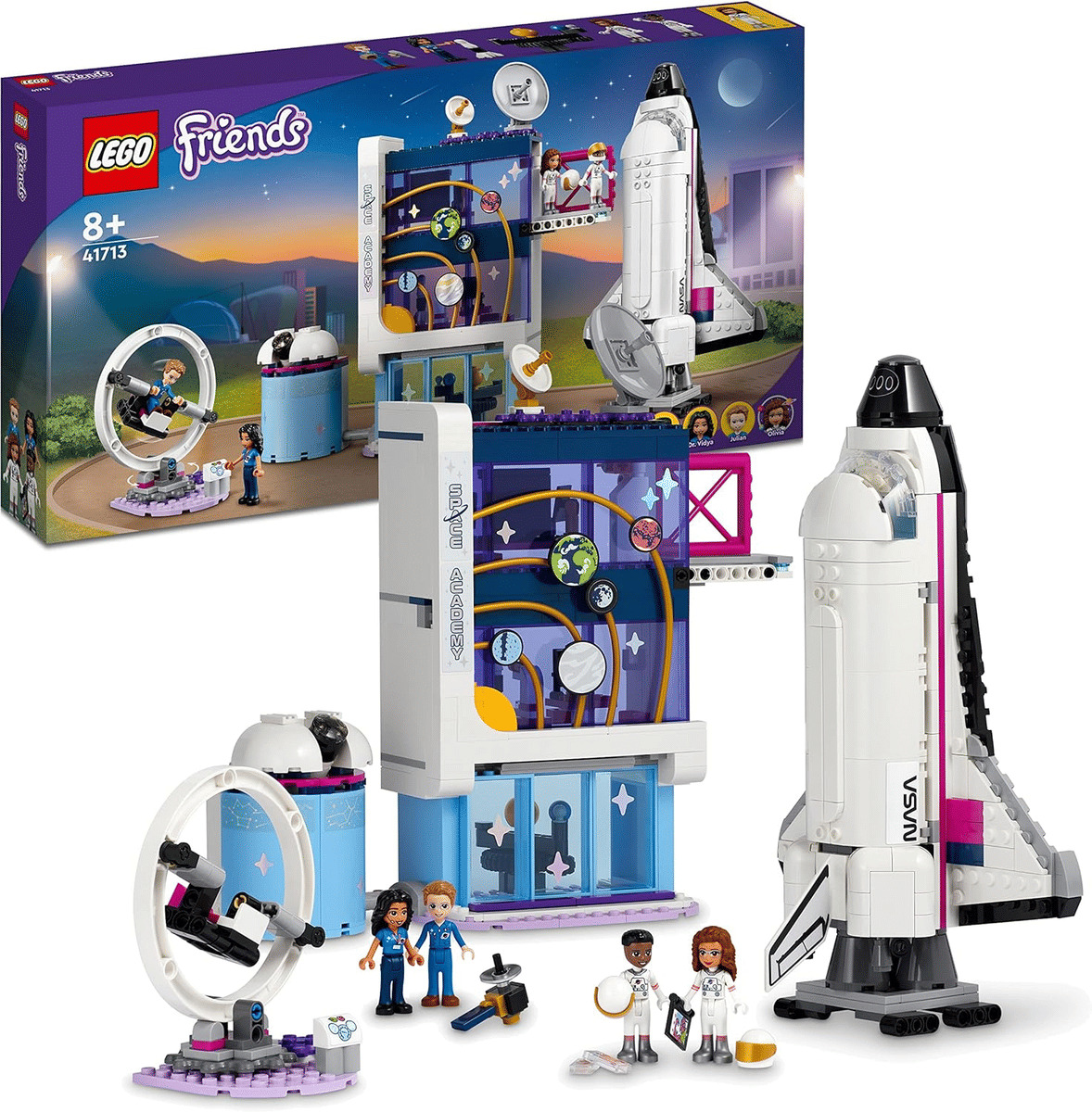 LEGO Friends - 41713 - L’Académie de l’Espace d’Olivia avec Navette Spatiale