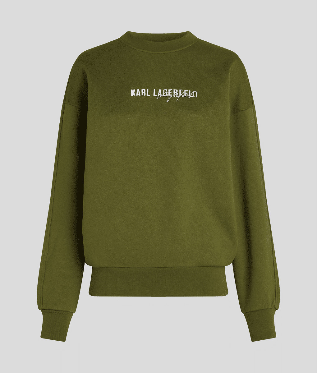 ESSENTIAL ELONGATED LOGO SWEATSHIRT