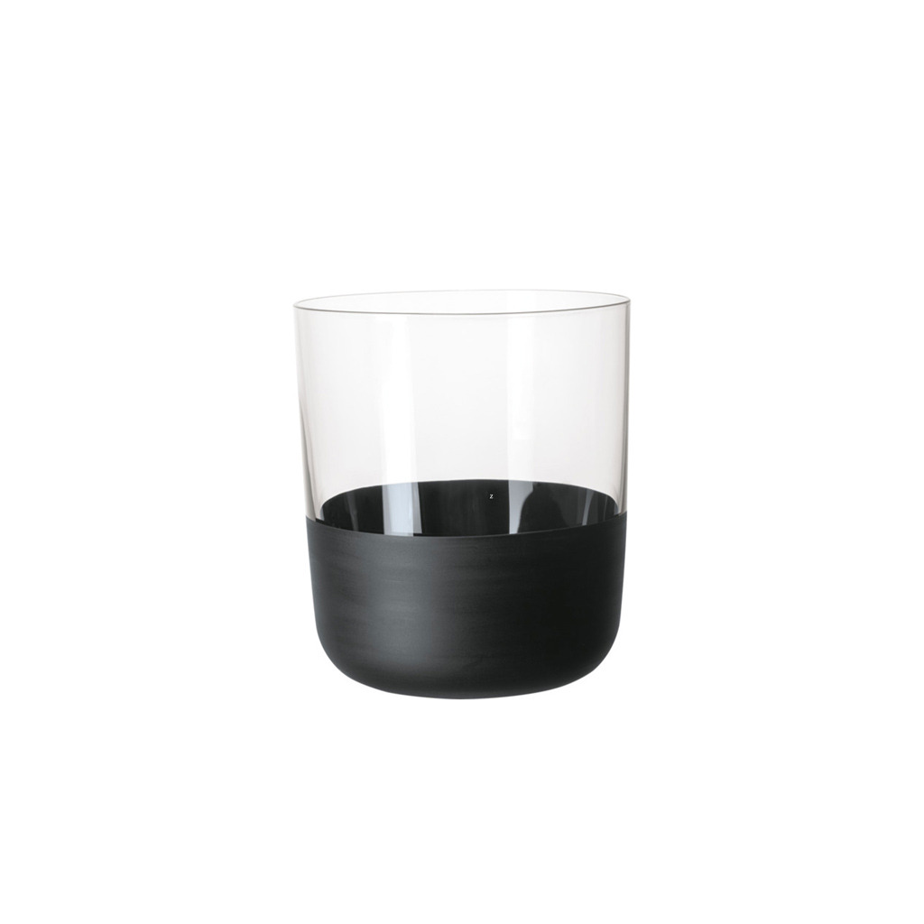 Manufacture Rock - Lot de 4 verres à whisky en cristal transparent