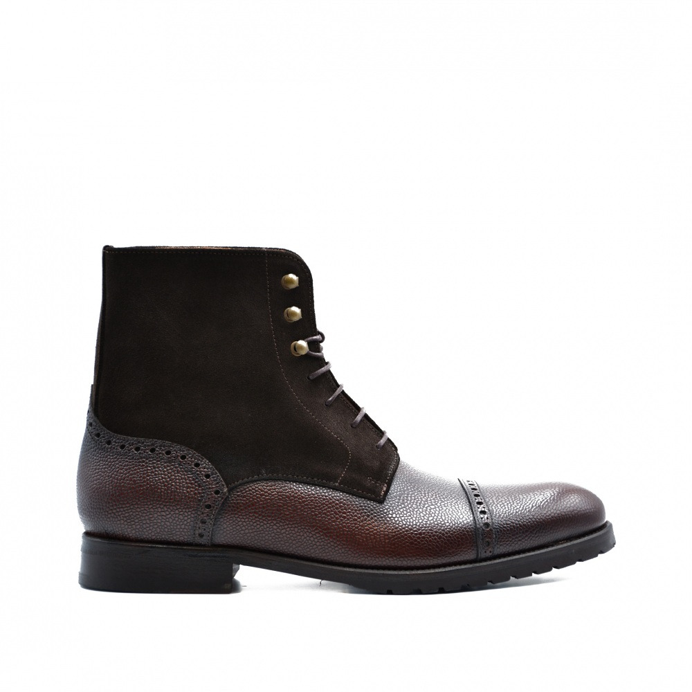 Bottines RAMSEY Grainé Marron