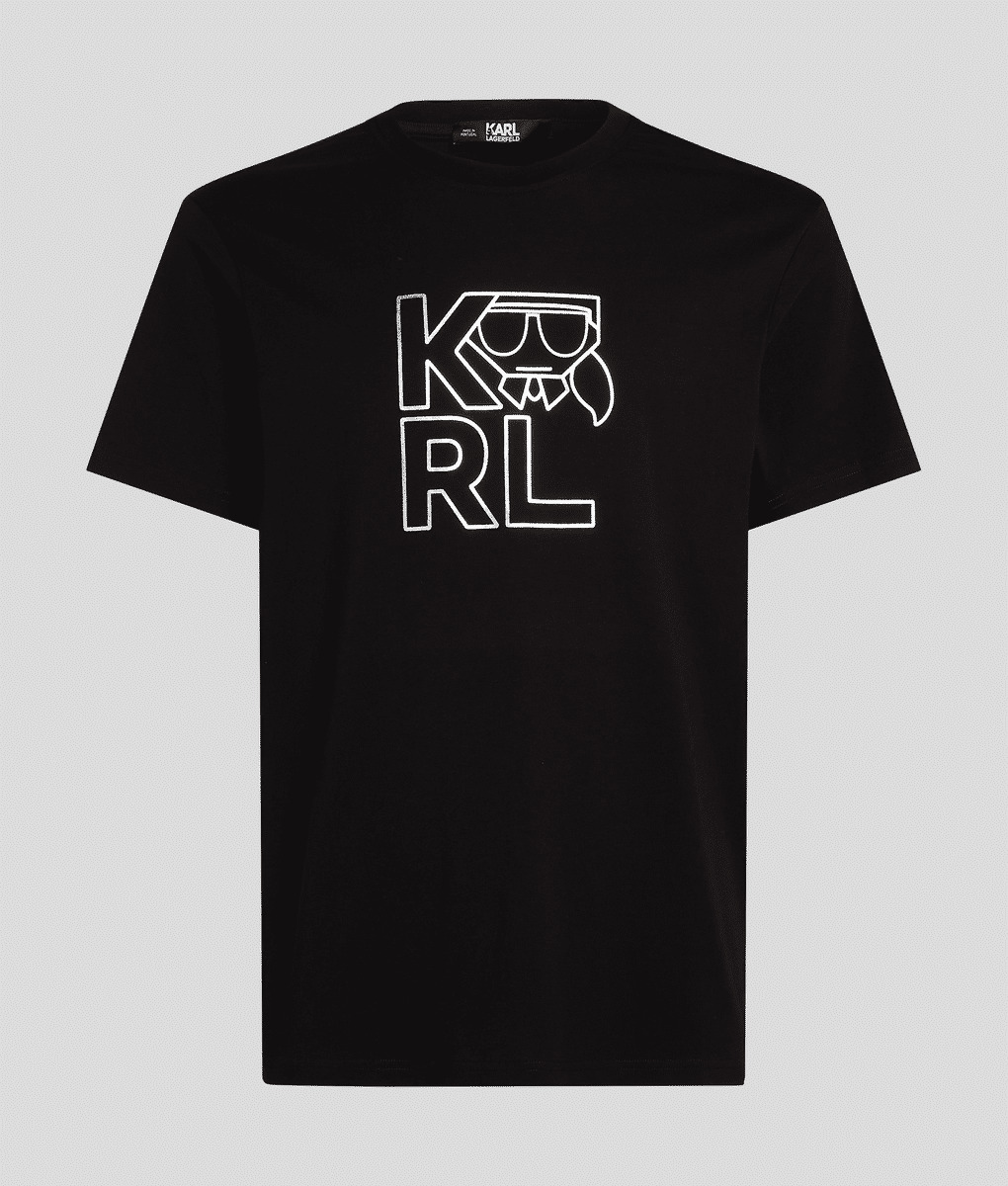 SILVER KOCKTAIL BLK LOGO T-SHIRT HOMME