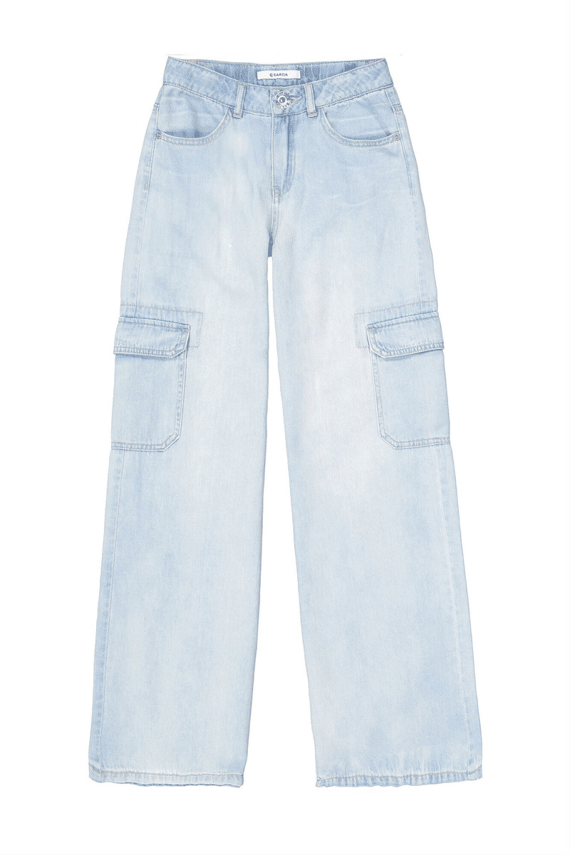 Girls Jeans PG42002 Wide fit Blue