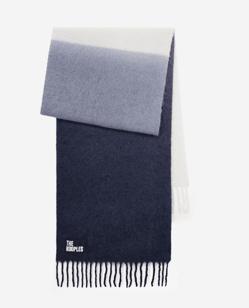 Tie And Die Scarf With Fringes