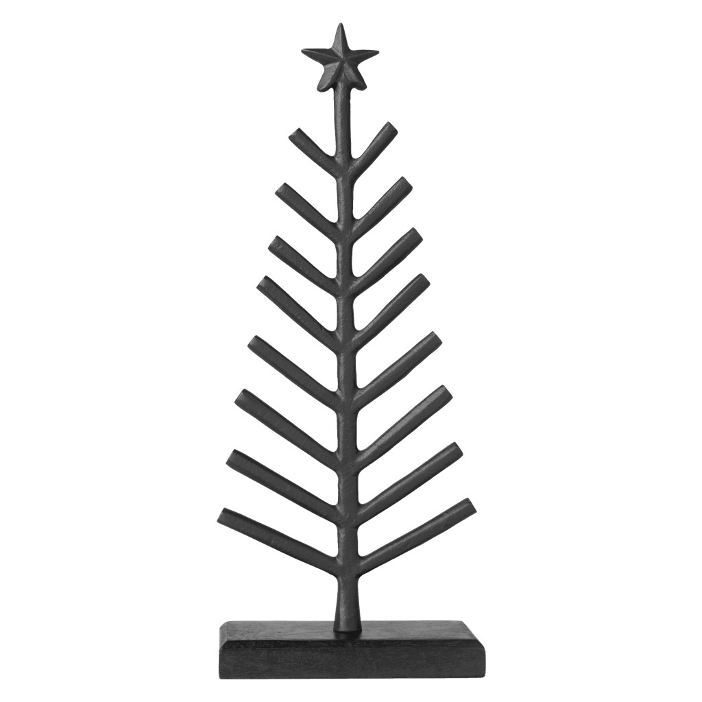 Black XMAS grand sapin 23 x 35 cm