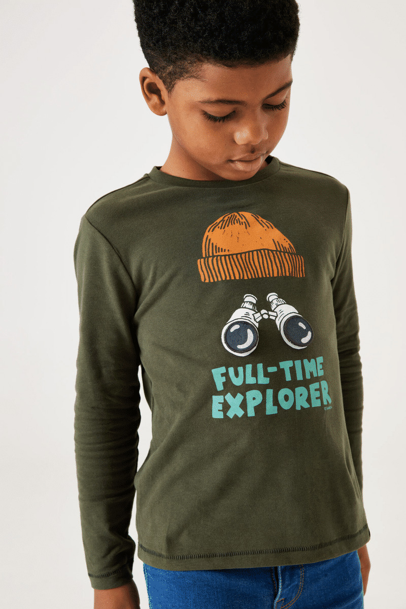 Boys T-shirt Green