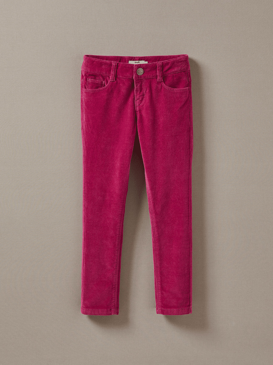 Pantalon Slim Velours