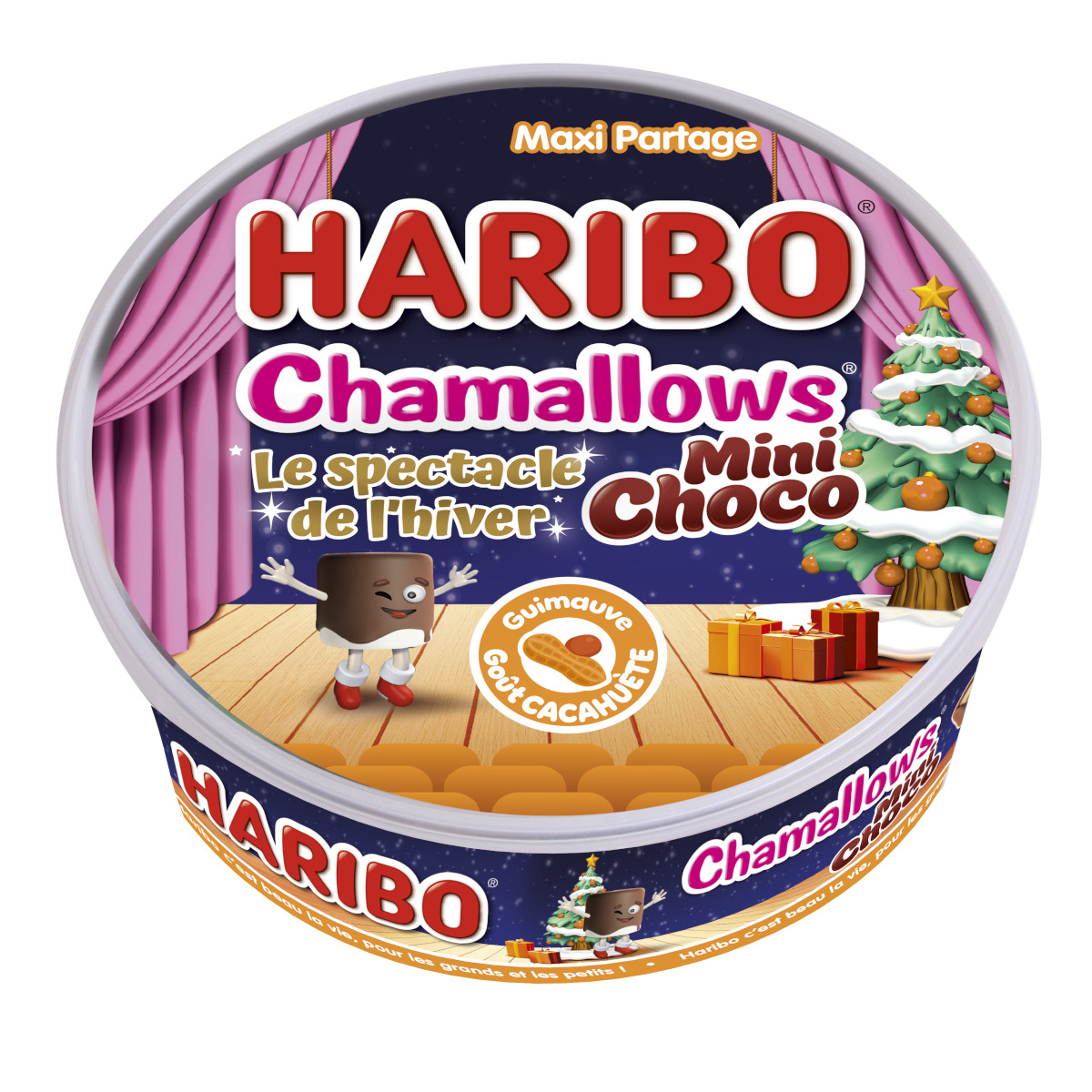 Chamallows Mini Choco Cacahuète 280G