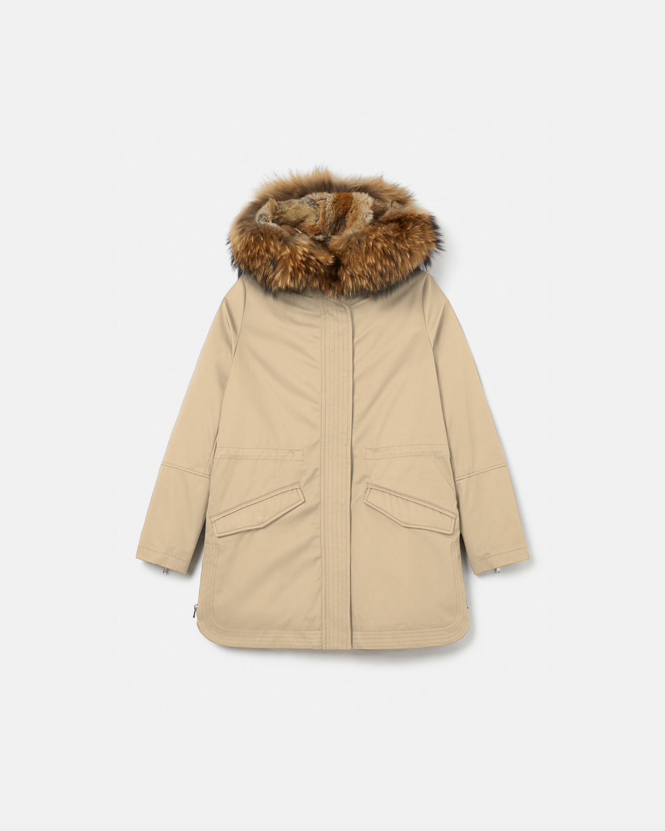 Parka Piria I/O Parson Ecru en Coton