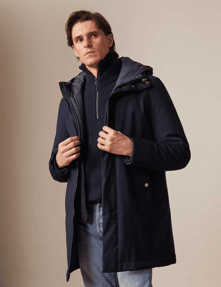 Parka gautier marine