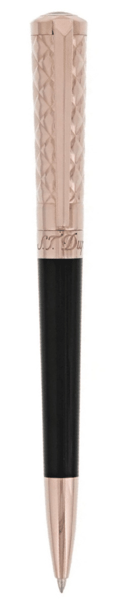 Gamme Orfèvre - Stylo Bille Liberté Noir et Or rose