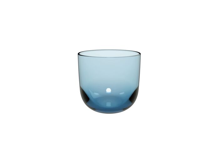 Like Ice - Lot de 2 verres à eau, bleu, en verre