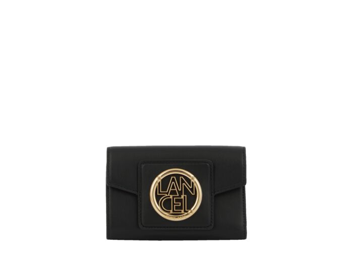 Roxane De Lancel - Portefeuille Compact - Noir/Dore