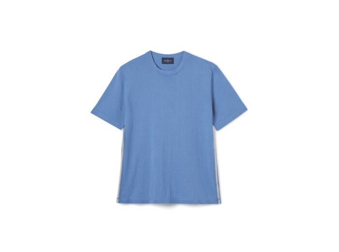 T-shirt rayures côtés - Homme - RUGBY/GRIS ARGENTE