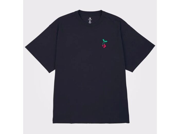 Star Chevron Cherry Tee Black