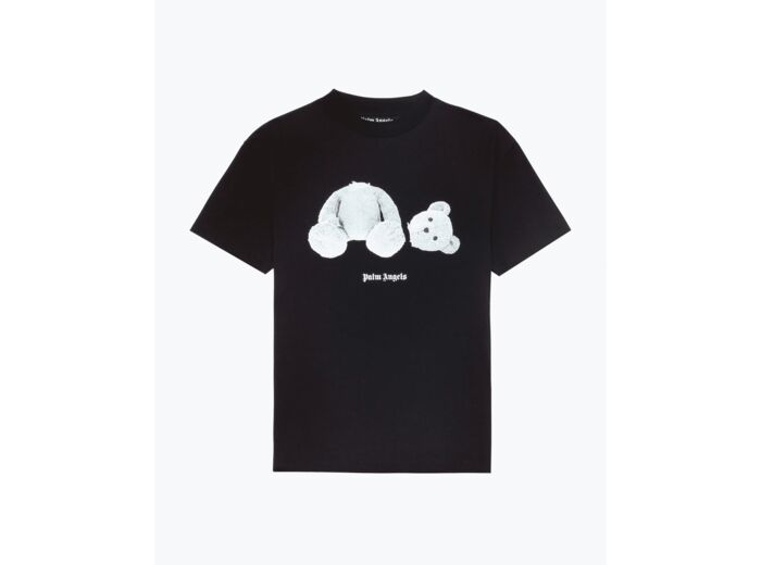 Palm Angels Ice bear tee black white