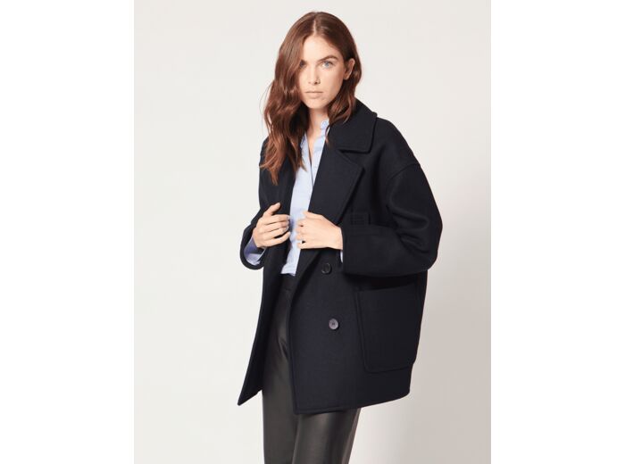 Manteau Martial-Manteau court marine