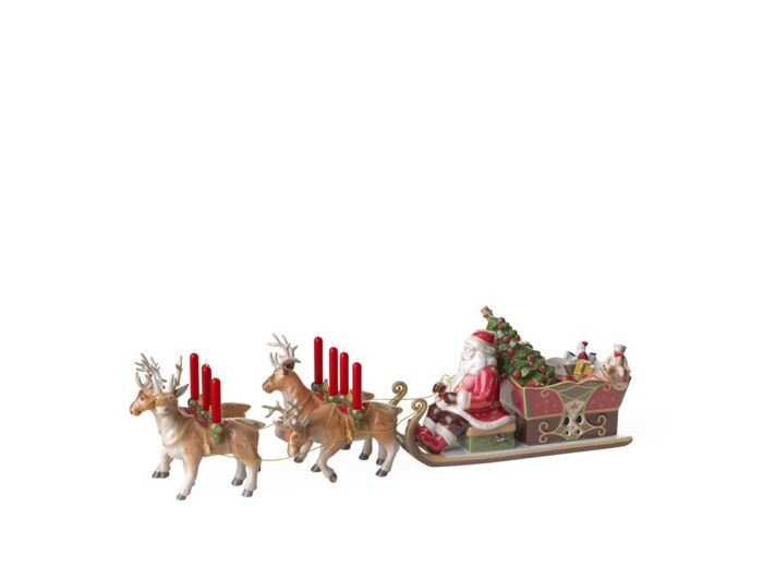 Christmas Toys Memory Santa's  traîneau 22x70x16cm