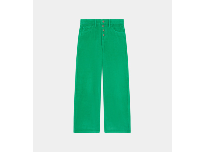 Pantalon droit Electra velours côtelé