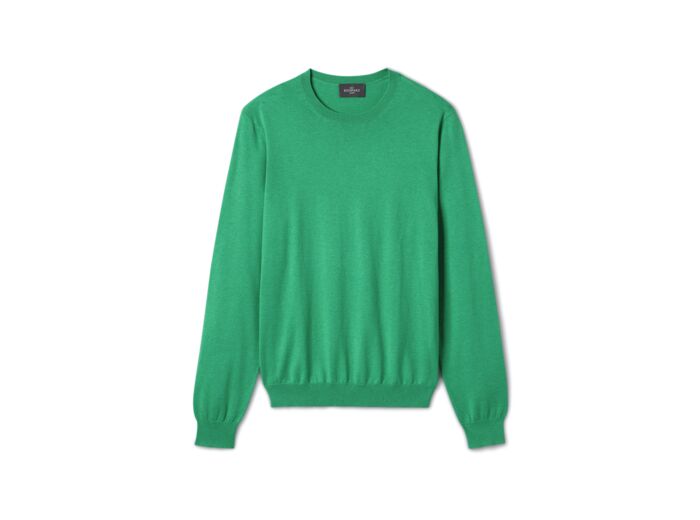 Pull col rond - Homme - VERT TUPPER