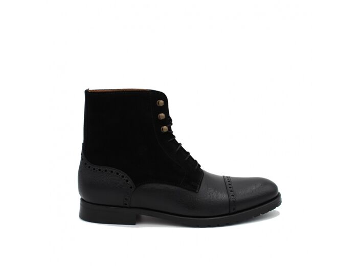 Bottines RAMSEY Grainé Noir