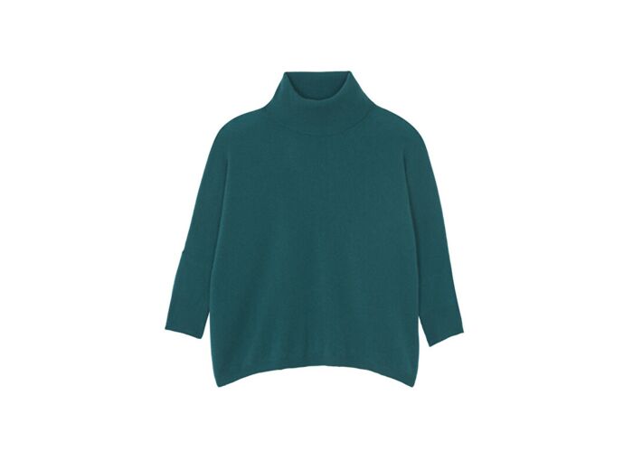 Pull minie turtle Pull Cachemire Col Roulé Oversize, 2 fils