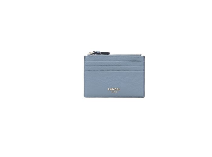 Lettrines de Lancel - Porte-Cartes Zip L - Bleu Polaire