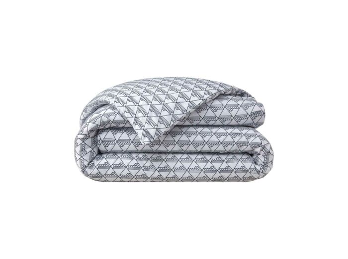 Lacoste - Housse de couette en coton piqué 150 g/m², L Monogramme