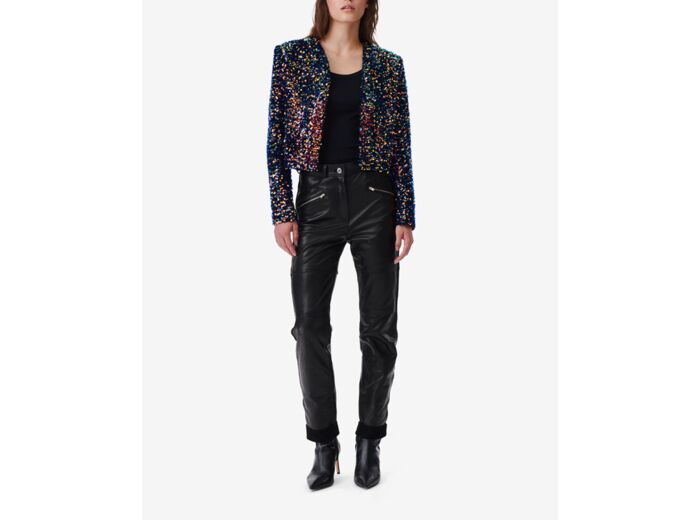 Veste Multicolore À Sequins Daphne