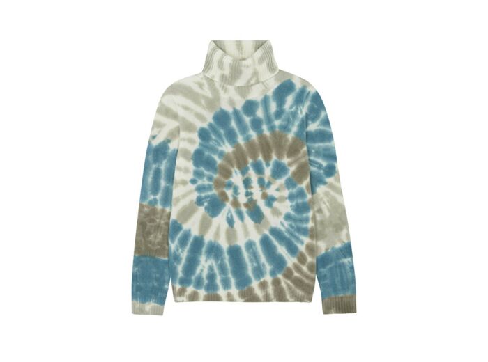 Pull Mochi Sunny Pull Cachemire Col Roulé Tie & Dye, 4 fils