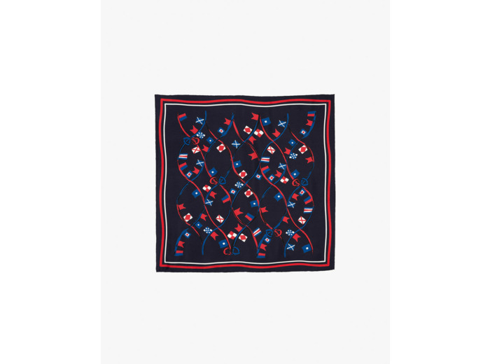 Carré soie summer sailing 70 x 70 cm - Accessoire - MARINE