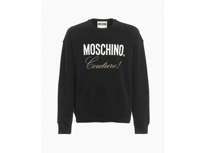 Moschino Crewneck Couture Gold Black