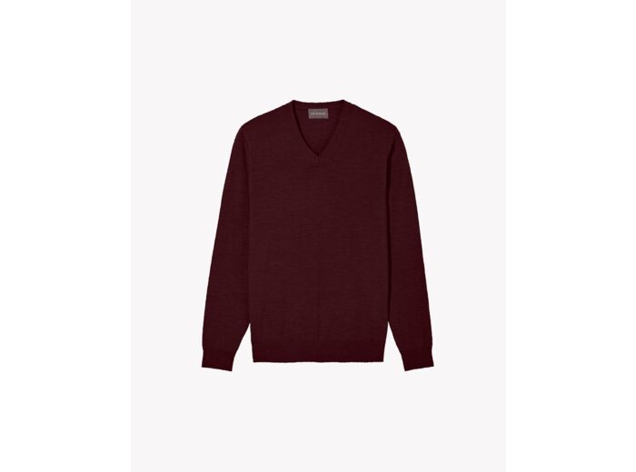 Pull col V ultrafin - Homme - AZUKI