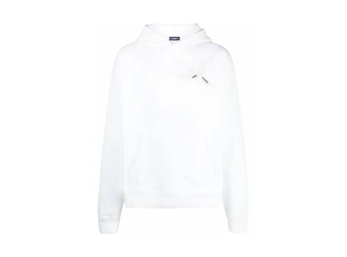 Sweatshirt - Le Hoodie Noeud - White