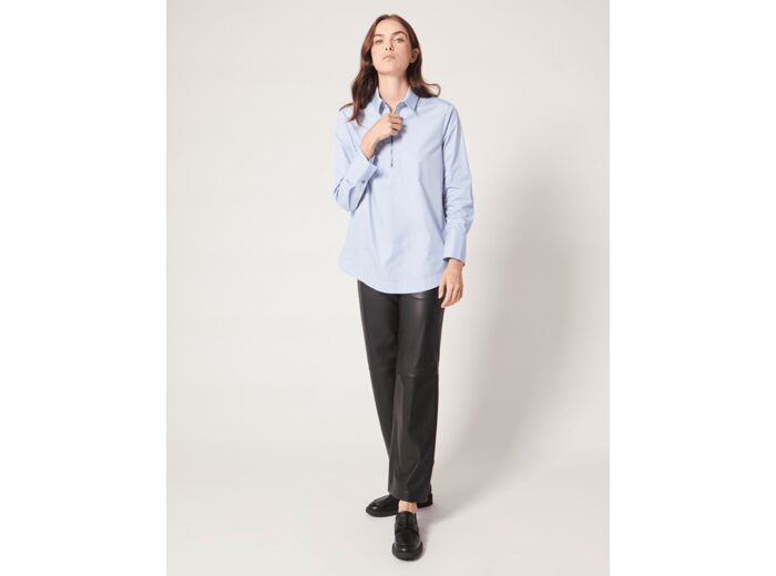 Chemise Corinna-Chemise droite bleu