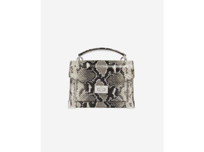 Sac Cuir Embosse Lezard Small